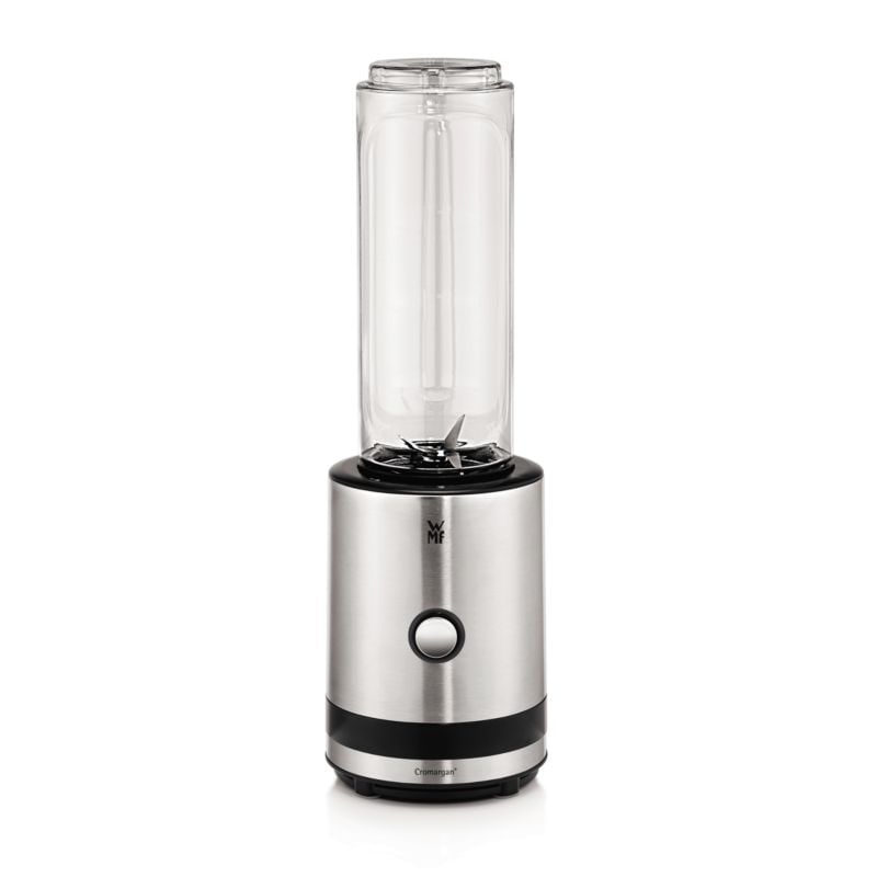 WMF KITCHENminis smoothie-to-go Tischplatten-Mixer 0.6l 300W Schwarz - Edelstahl Mixer (0416500011)