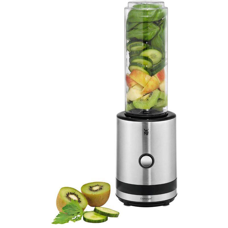 WMF KITCHENminis smoothie-to-go Tischplatten-Mixer 0.6l 300W Schwarz - Edelstahl Mixer (0416500011), Bild 2