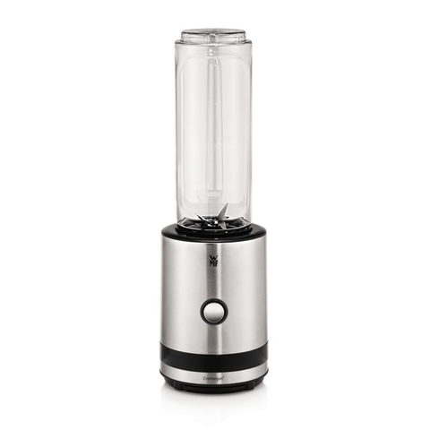 WMF KITCHENminis smoothie-to-go Tischplatten-Mixer 0.6l 300W Schwarz - Edelstahl Mixer (0416500011)