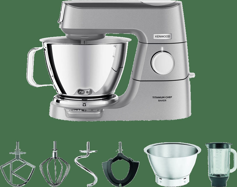 Kenwood KVL85.124SI Titanium Chef Baker Küchenmaschine 1.200W silber, Bild 2