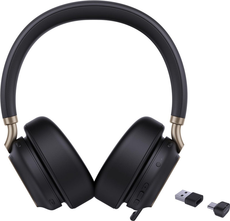Yealink BH76 Plus Teams Bluetooth-Headset Schwarz, USB-C, 2.4 Ghz Empfänger, Microsoft Teams zertifiziert, Bild 4