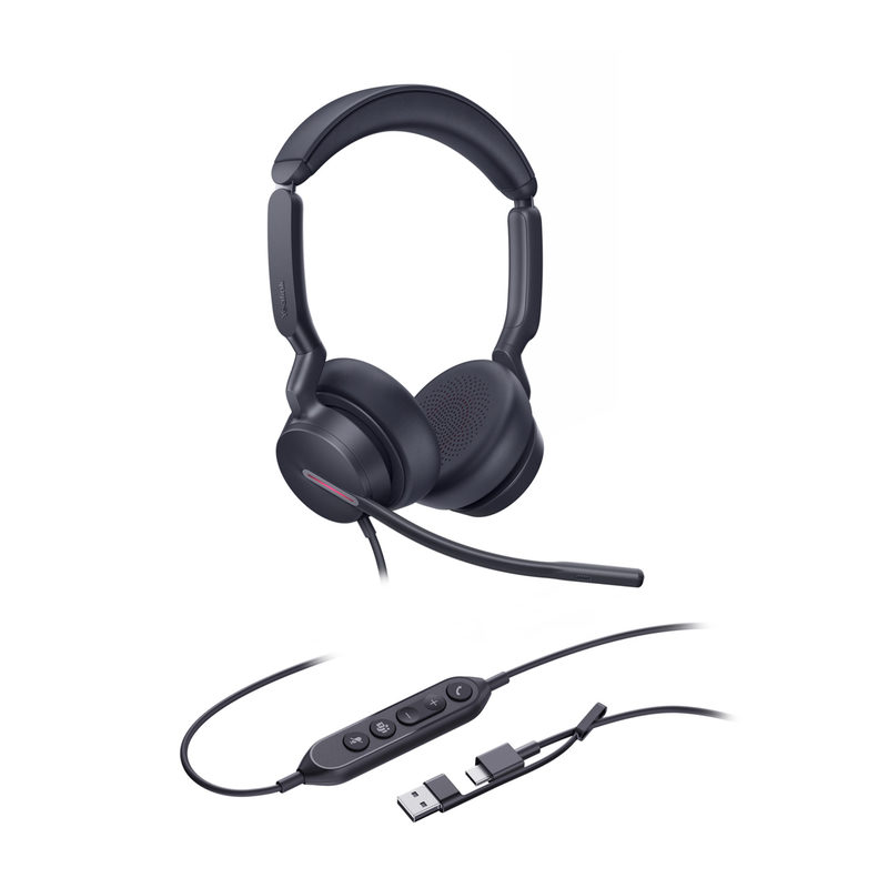 Yealink Headset - UH46 Dual UC USB-C/A, Bild 2