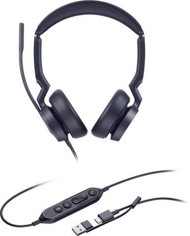 Yealink Headset - UH46 Dual UC USB-C/A