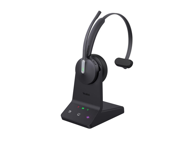 Yealink WH64 Mono DECT Wireless Headset Dual für UC optimiert On-Ear