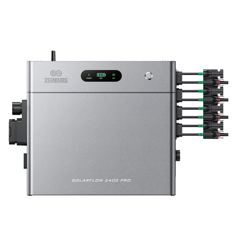 Zendure SolarFlow 2400 Pro Balkon‑Speicher 2400W Bidirektionaler AC‑Speicher für Balkonkraftwerk Erweiterbar